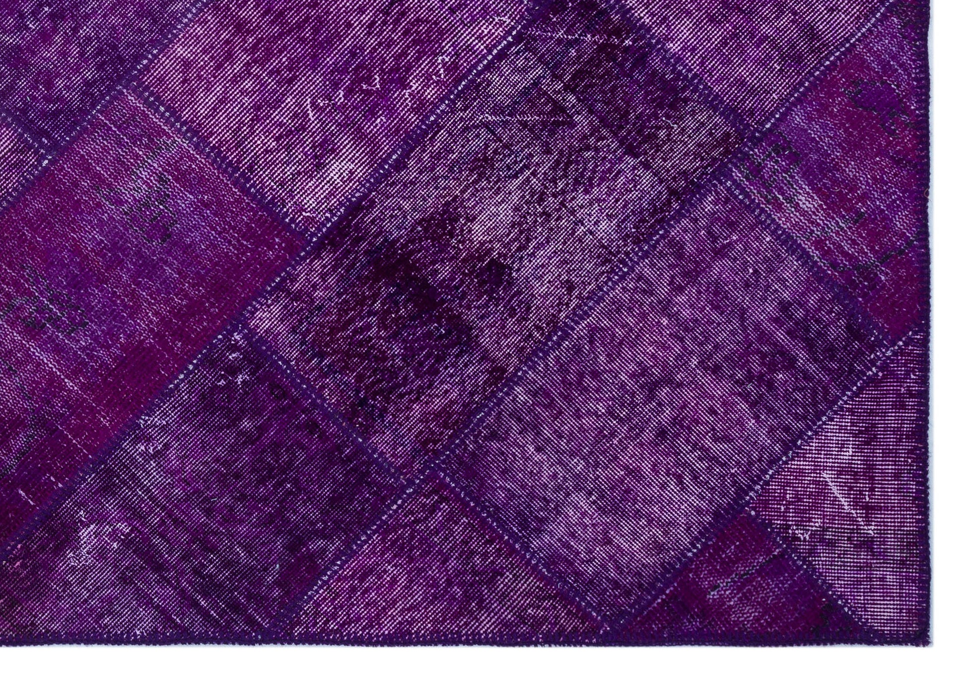 Iskece Mor Eskitme Yün El Dokuma Halısı 160 x 230 Apex Unique