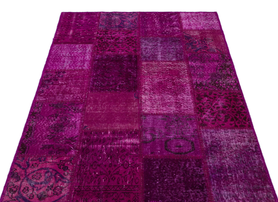 Pembe Anadolu Bohem Eskitme Yün Halı 120x180 - Özel Seri