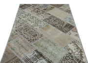 Bej Anadolu Bohem Eskitme Yün Halı 120x180 - Özel Seri