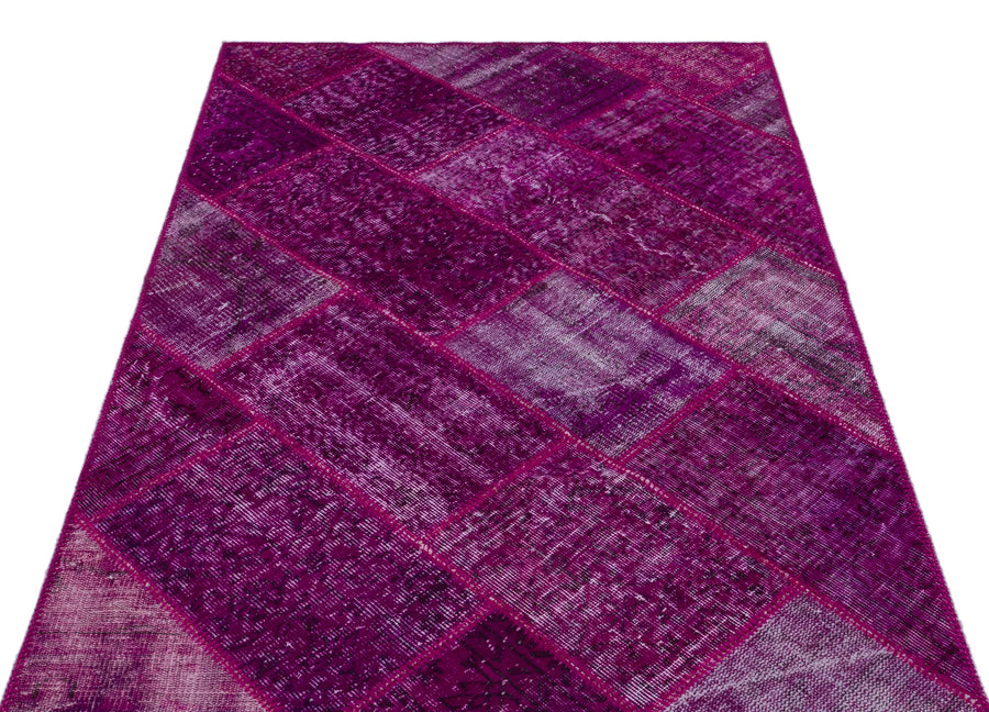 Pembe Anadolu Bohem Eskitme Yün Halı 120x180 - Özel Seri