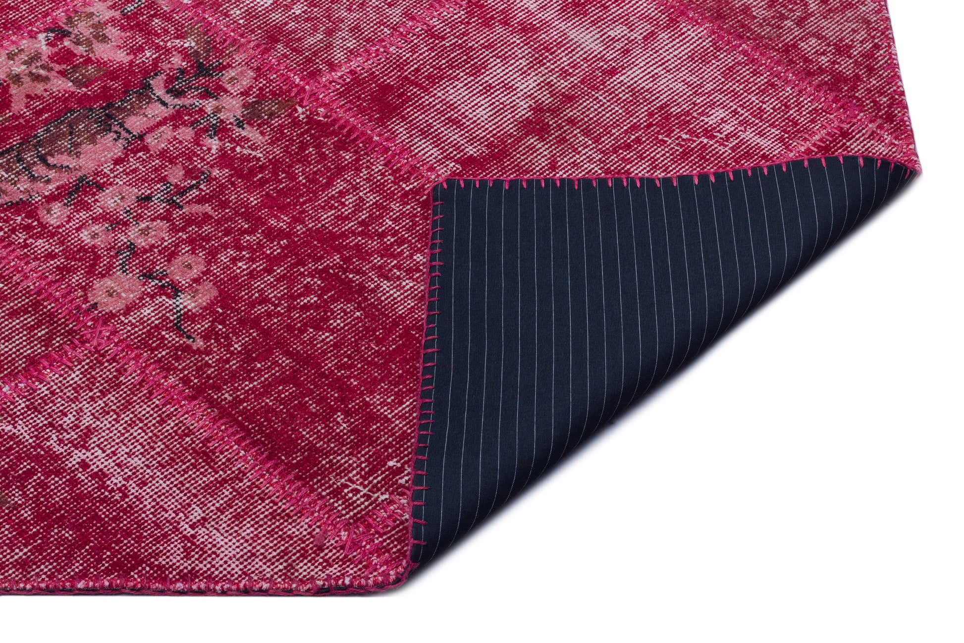 Iskece Kırmızı Eskitme Yün El Dokuma Halısı 120 x 180 Apex Unique