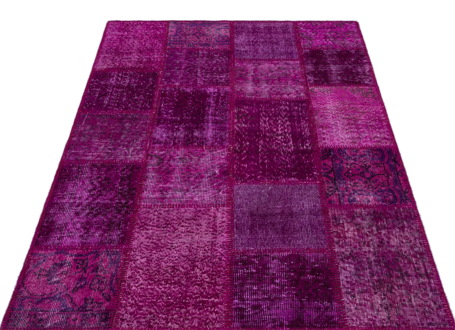 Pembe Anadolu Bohem Eskitme Yün Halı 120x180 - Özel Seri