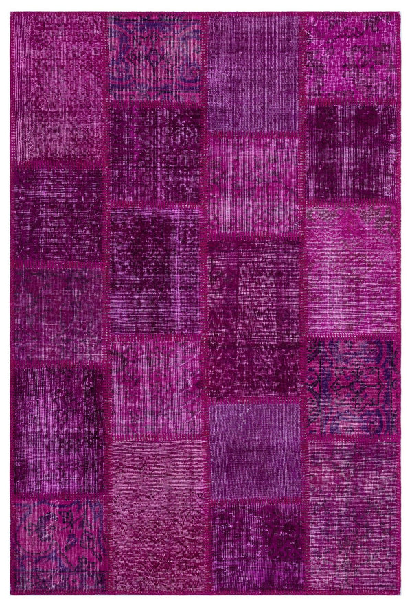 Pembe Anadolu Bohem Eskitme Yün Halı 120x180 - Özel Seri