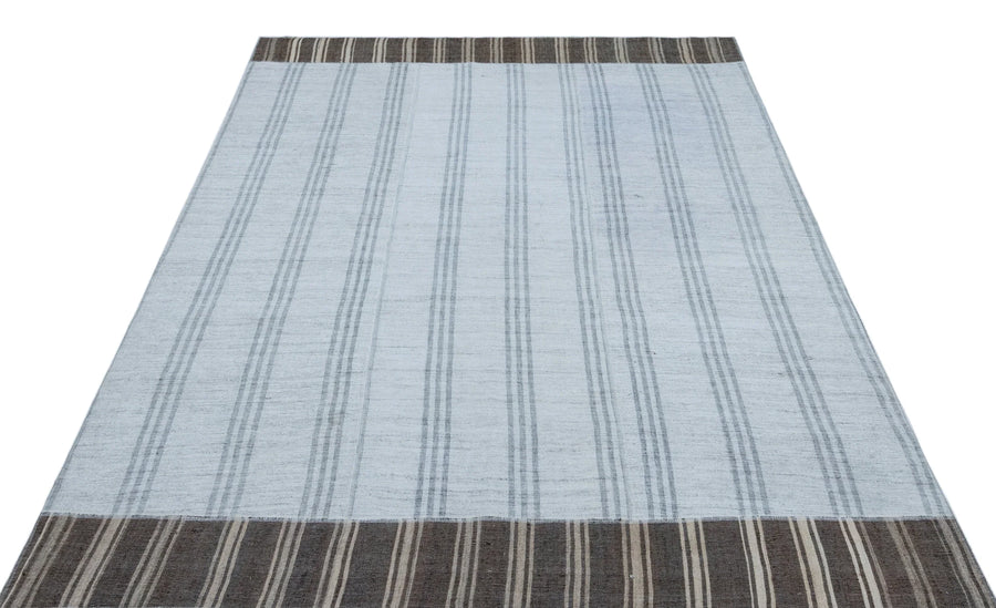 Bej Anadolu Geometrik Modern Yün Halı 163x230 - Özel Seri