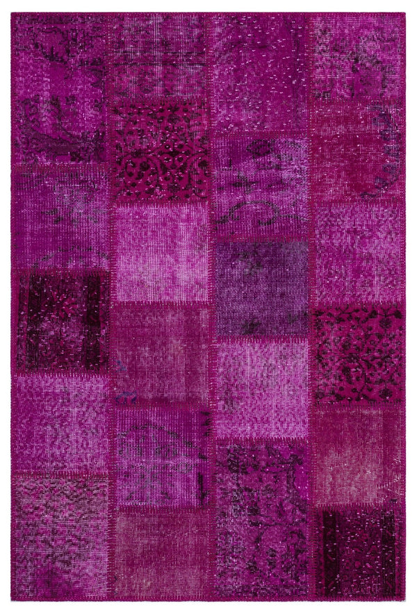 Pembe Anadolu Bohem Eskitme Yün Halı 120x180 - Özel Seri