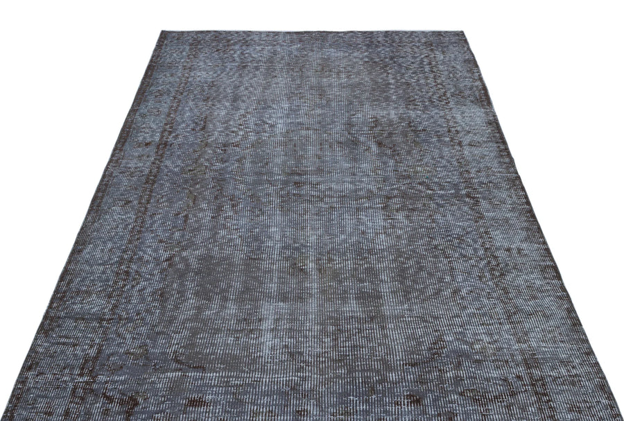 Gri Isparta Klasik Madalyonlu Yün Halı 152x260 - Özel Seri
