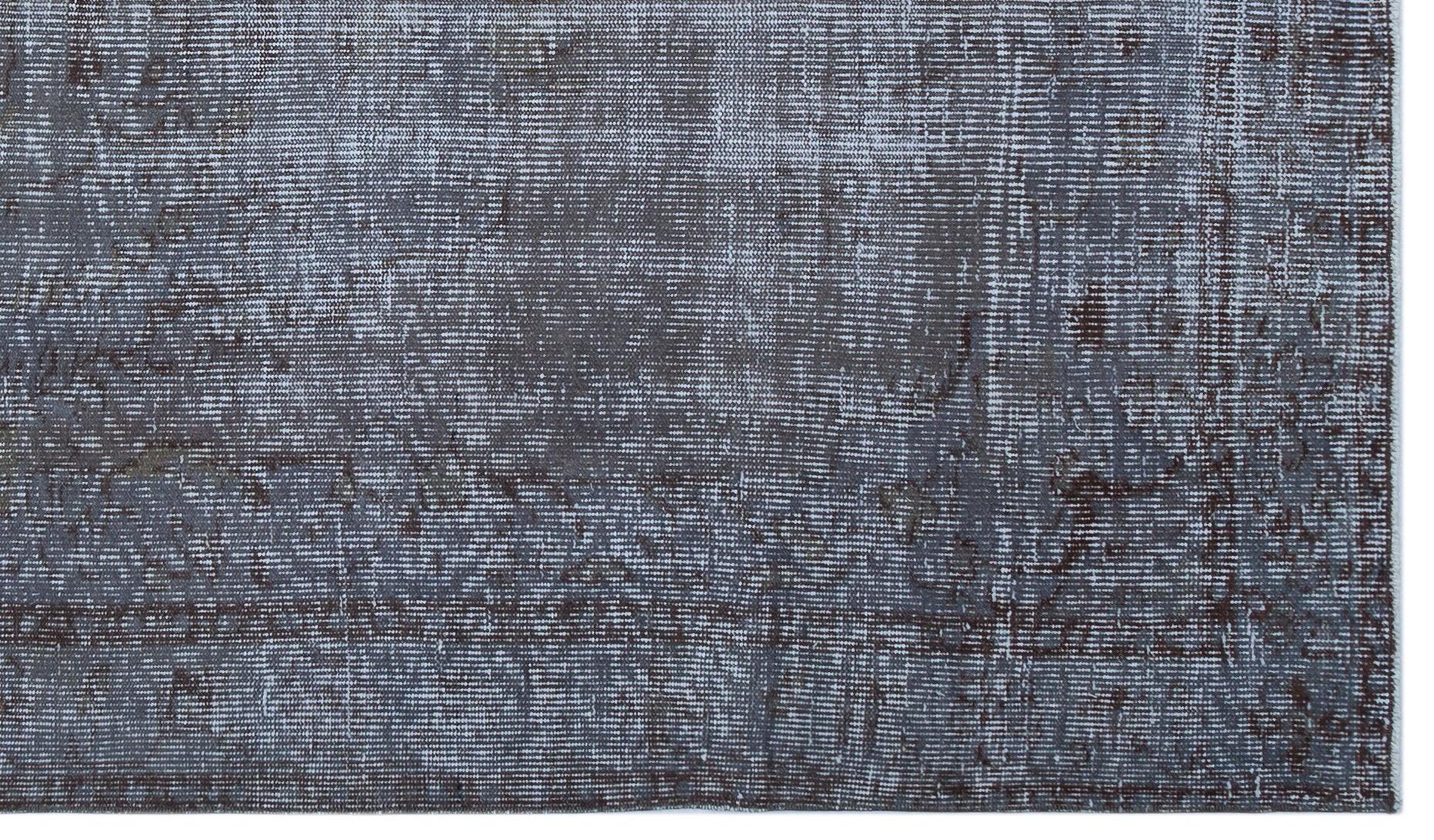 Gri Isparta Klasik Madalyonlu Yün Halı 152x260 - Özel Seri