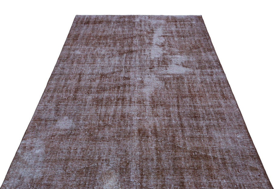 Bordo Anadolu Eskitme Çiçekli Yün Halı 154x262 - Özel Seri