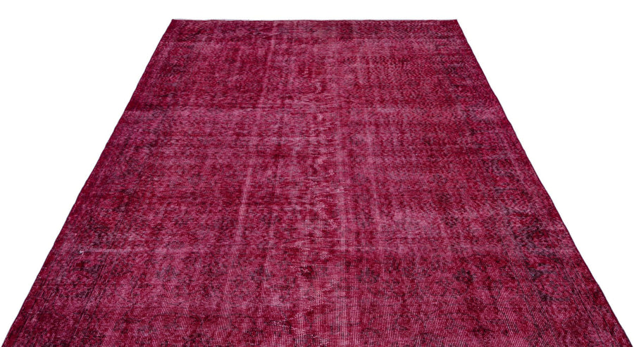 Pembe Anadolu Eskitme Klasik Yün Halı 187x299 - Özel Seri