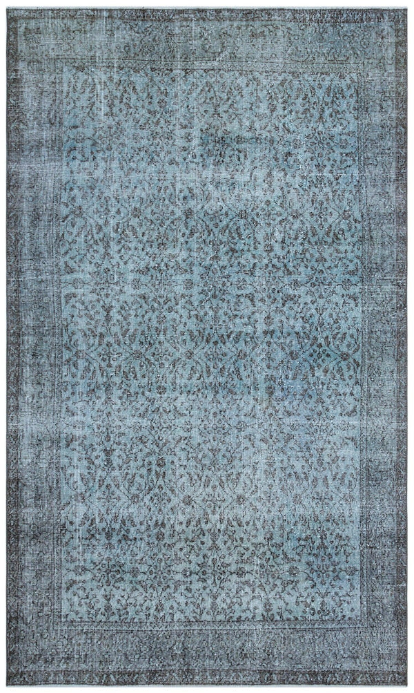 Mavi Anadolu Klasik Madalyonlu Yün Halı 145x249 - Özel Seri