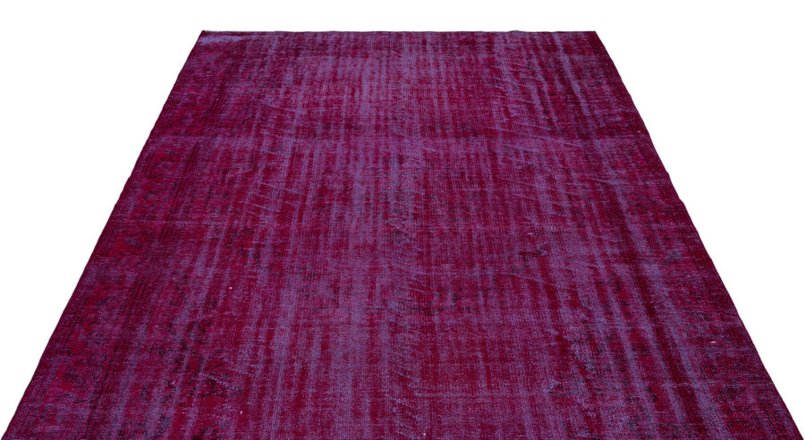 Pembe Anadolu Eskitme Klasik Yün Halı 189x272 - Özel Seri