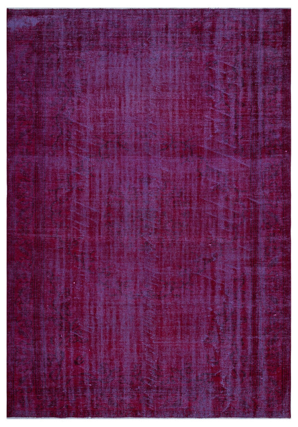 Pembe Anadolu Eskitme Klasik Yün Halı 189x272 - Özel Seri