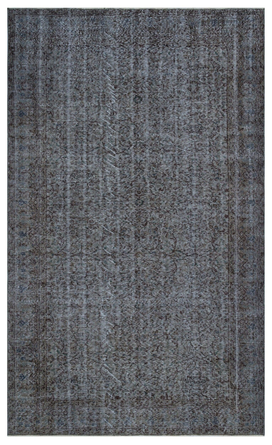 Antrasit Gri Halı Eskitme Görünümlü 173x287 cm – Koridor kullanımı