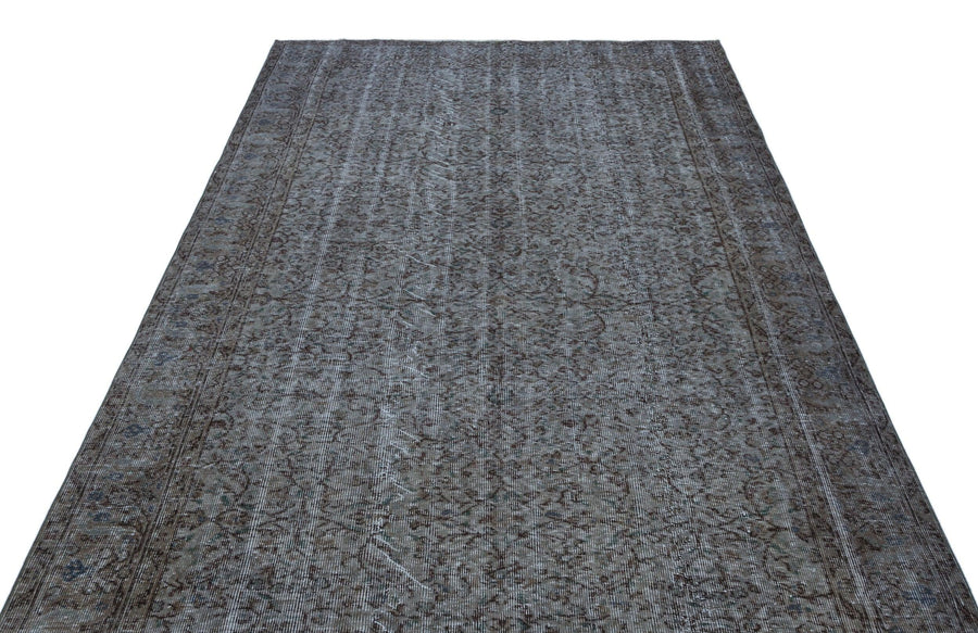 Gri Anadolu Eskitme Klasik Yün Halı 173x287 - Özel Seri