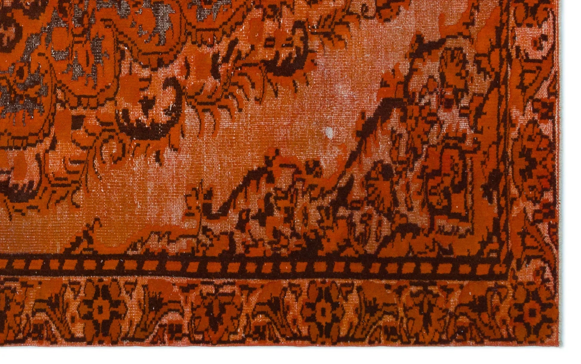 Turuncu Anadolu Bohem Yün Halı 170x280 - Özel Seri