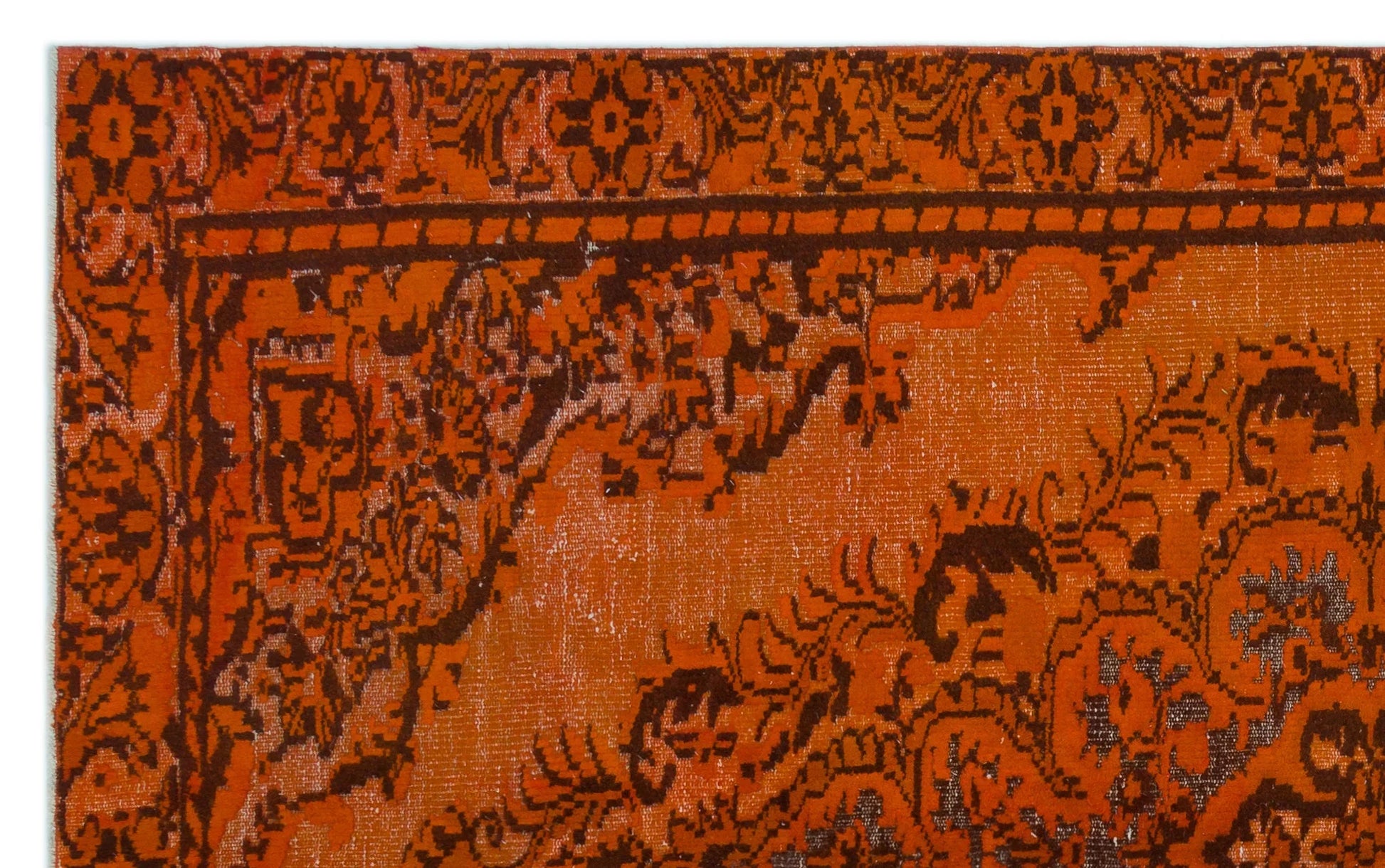 Turuncu Anadolu Bohem Yün Halı 170x280 - Özel Seri