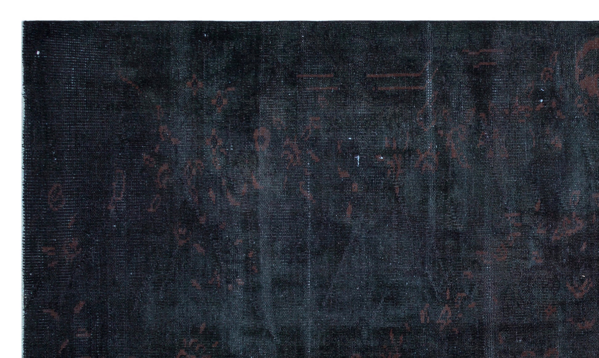 Atina Siyah Eskitme Yün El Dokuma Halısı 177 x 306 Apex Unique