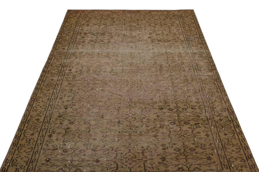 Bej Gri Anadolu Eskitme Madalyonlu Yün Halı 160x258 - Özel Seri