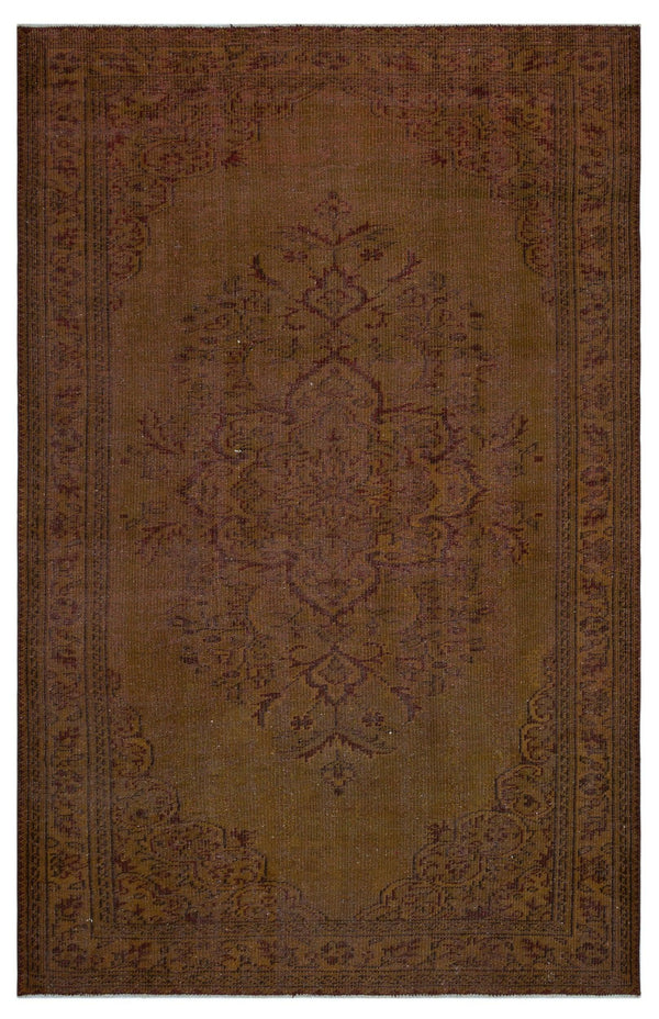 Antrasit Bej Anadolu Geometrik Çiçekli Yün Halı 175x274 - Özel Seri