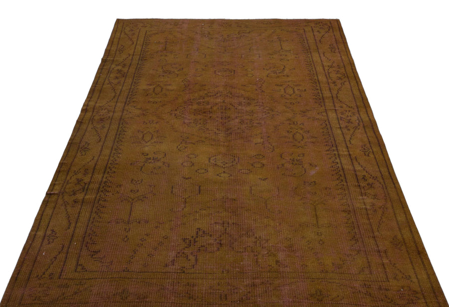 Antrasit Bej Anadolu Eskitme Geometrik Yün Halı 154x252 - Özel Seri