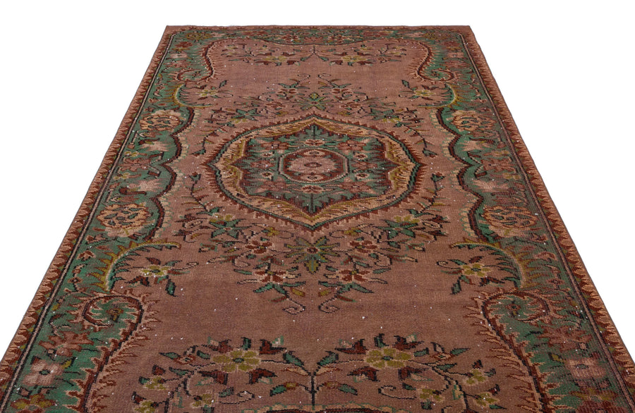 Bej Hardal Eskitme Klasik Yün Halı 185x303