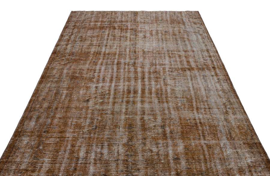 Antrasit Bej Anadolu Eskitme Geometrik Yün Halı 175x263 - Özel Seri
