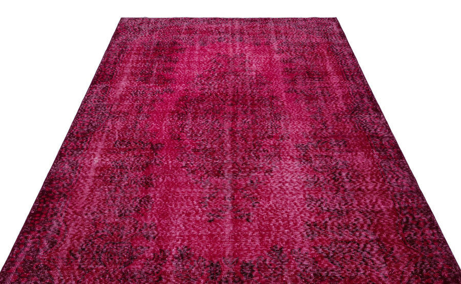 Kırmızı Anadolu Geometrik Madalyonlu Yün Halı 177x281 - Özel Seri