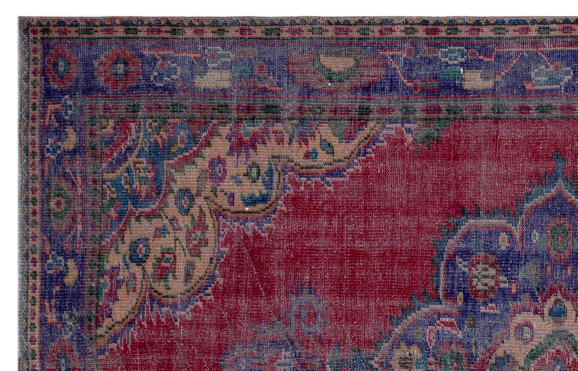 Atina Bej Eskitme Yün El Dokuma Halısı 186 x 286 Apex Unique