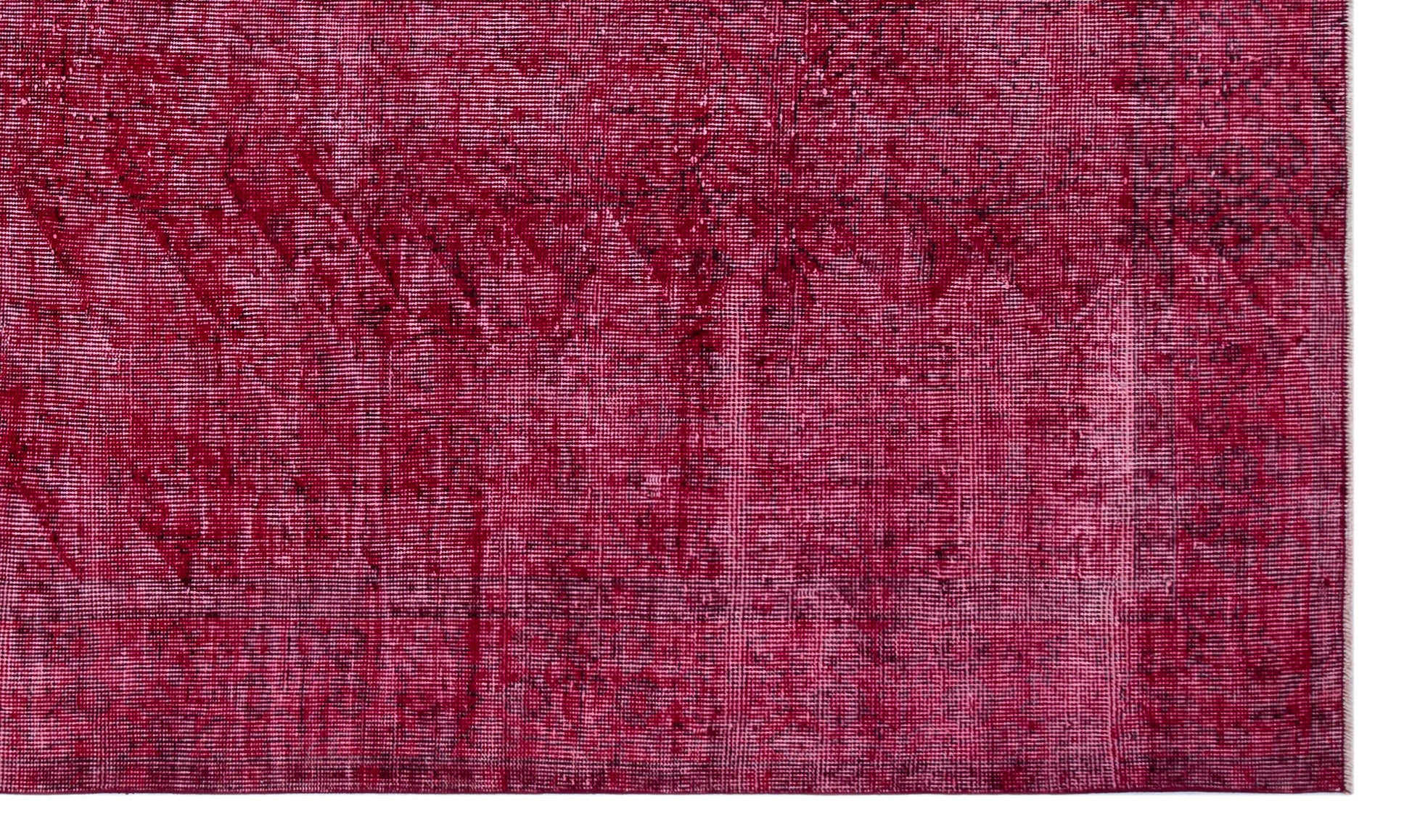 Atina Kırmızı Eskitme Yün El Dokuma Halısı 165 x 281 Apex Unique