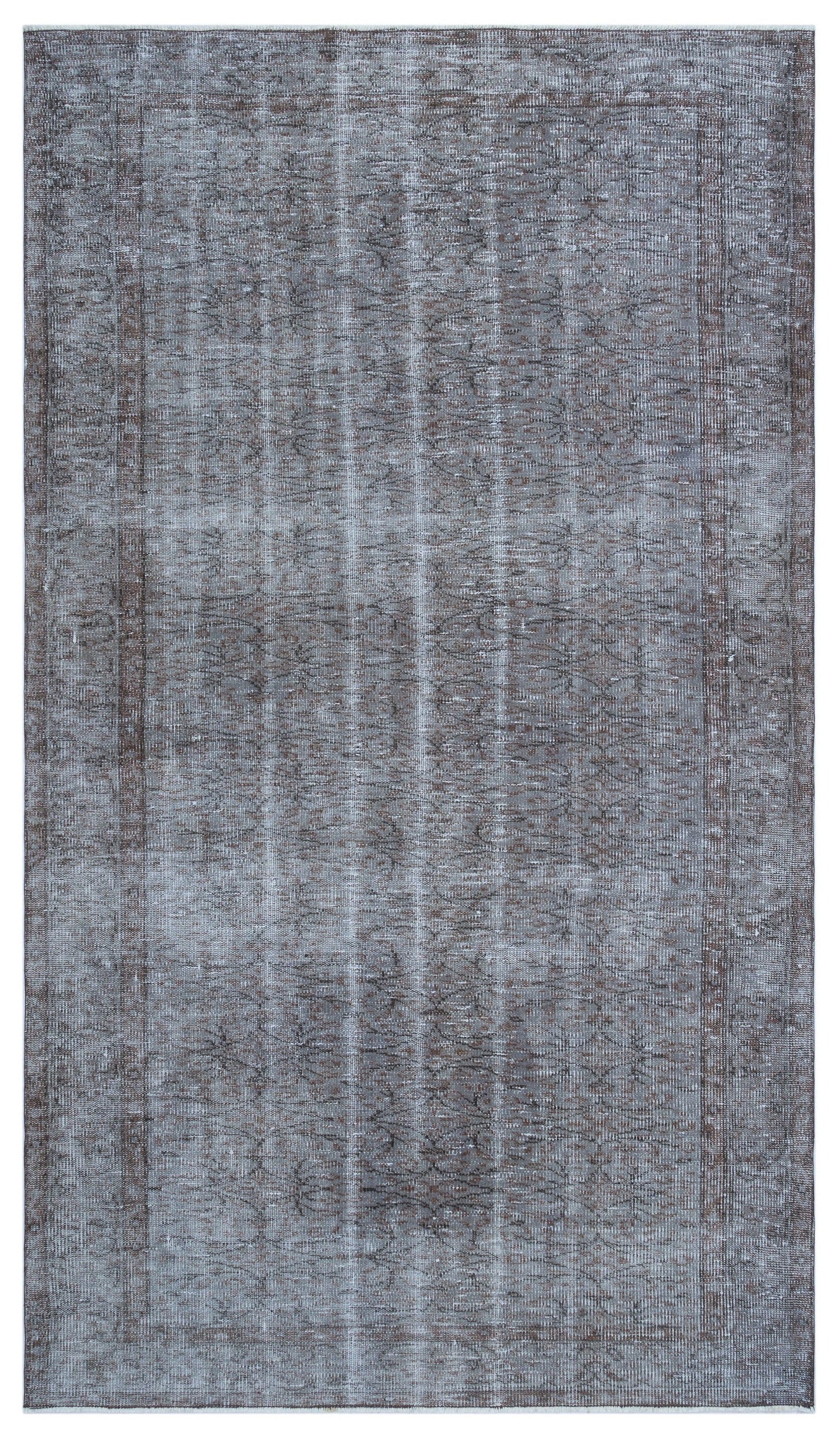 Atina Mavi Eskitme Yün El Dokuma Halısı 154 x 270 Apex Unique