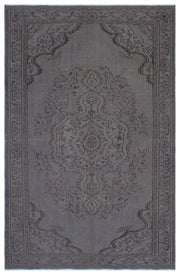 Atina Gri Eskitme Yün El Dokuma Halısı 172 x 264 Apex Unique