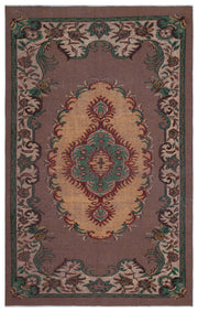 Atina Bej Eskitme Yün El Dokuma Halısı 167 x 275 Apex Unique