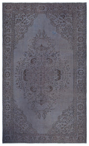 Atina Gri Eskitme Yün El Dokuma Halısı 165 x 268 Apex Unique