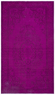 Atina Pembe Eskitme Yün El Dokuma Halısı 162 x 283 Apex Unique