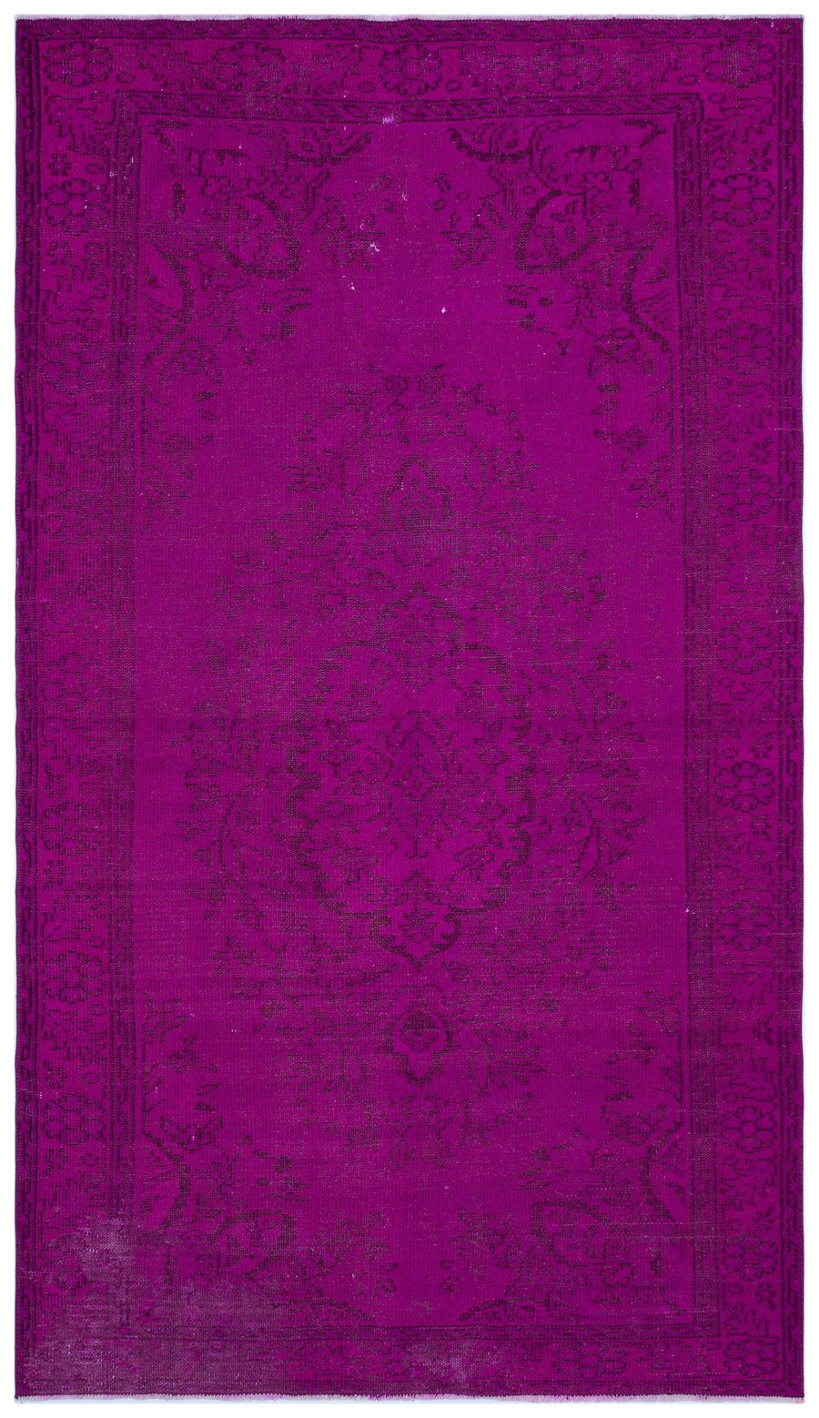 Pembe Anadolu Geometrik Yün Halı 162x283 - Özel Seri