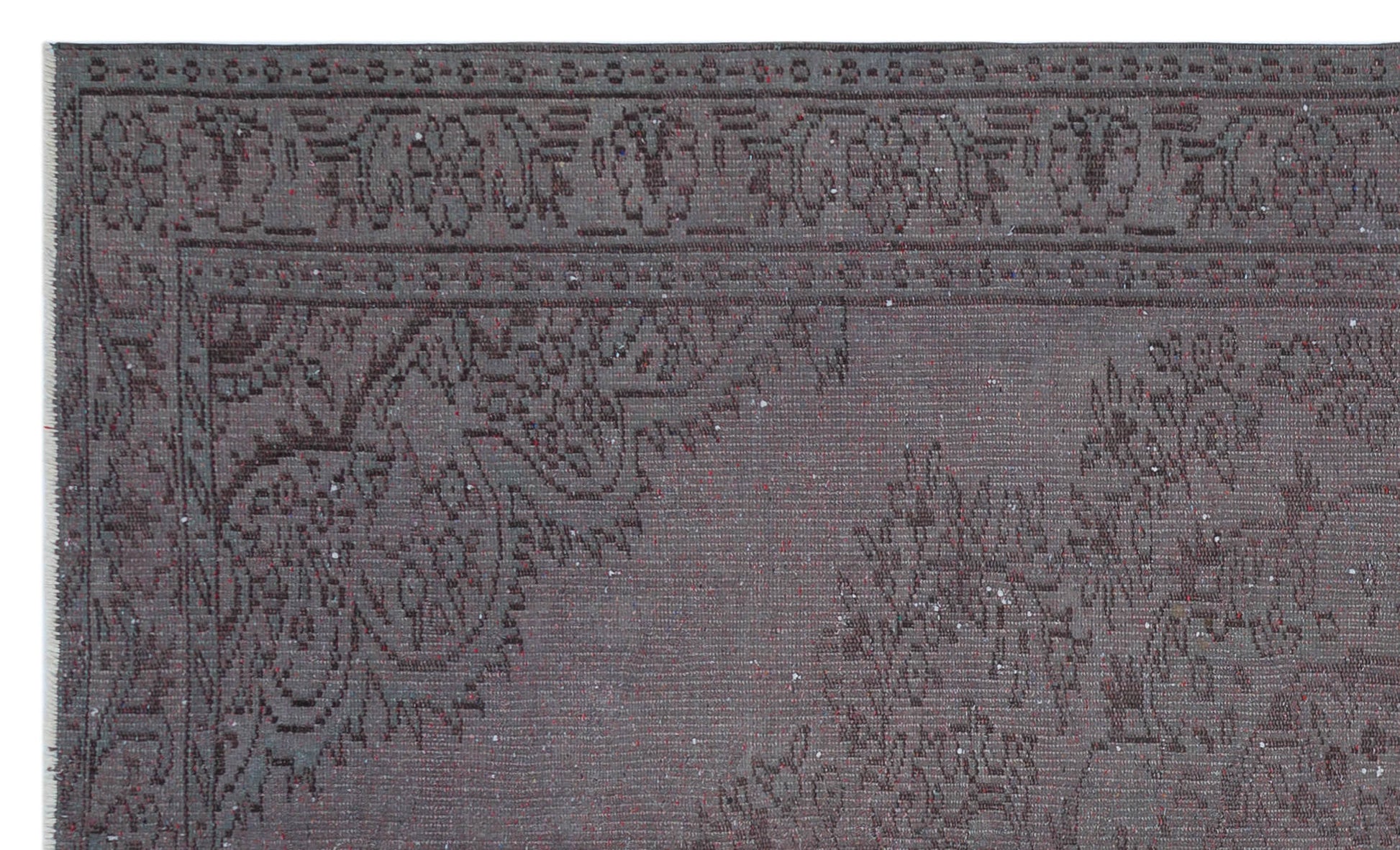 Atina Gri Eskitme Yün El Dokuma Halısı 173 x 280 Apex Unique