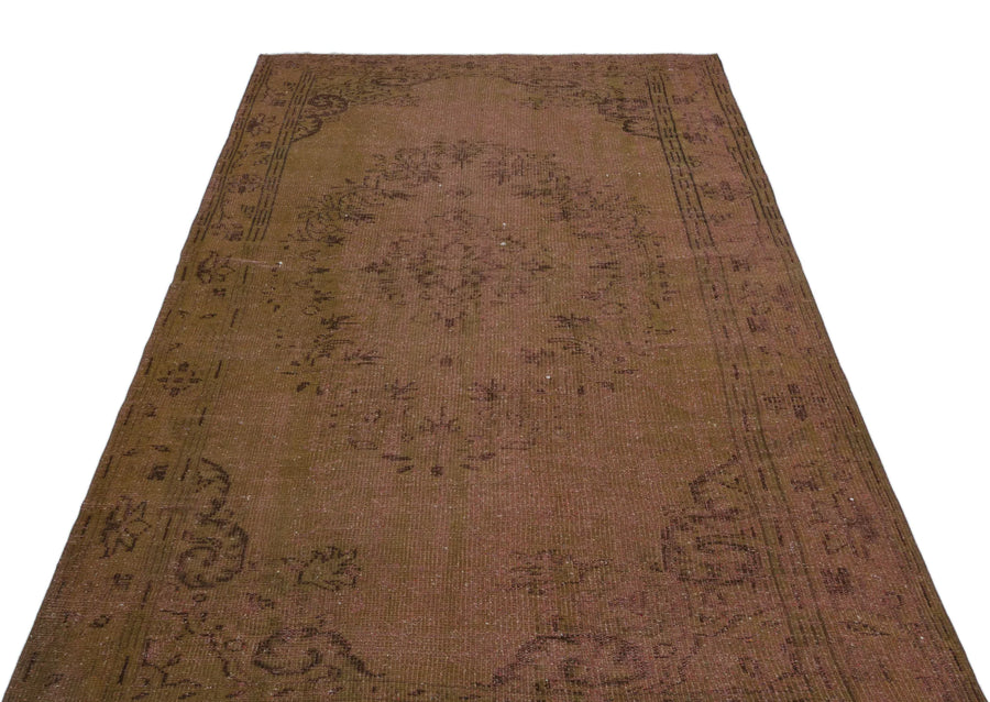 Bej Krem Anadolu Eskitme Madalyonlu Yün Halı 159x258 - Özel Seri