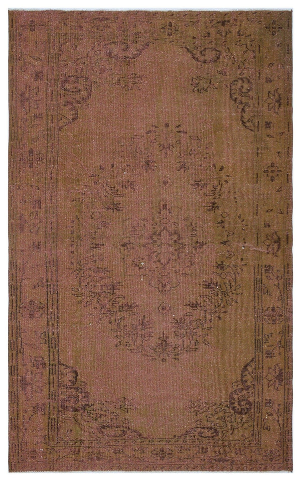 Bej Krem Anadolu Eskitme Madalyonlu Yün Halı 159x258 - Özel Seri