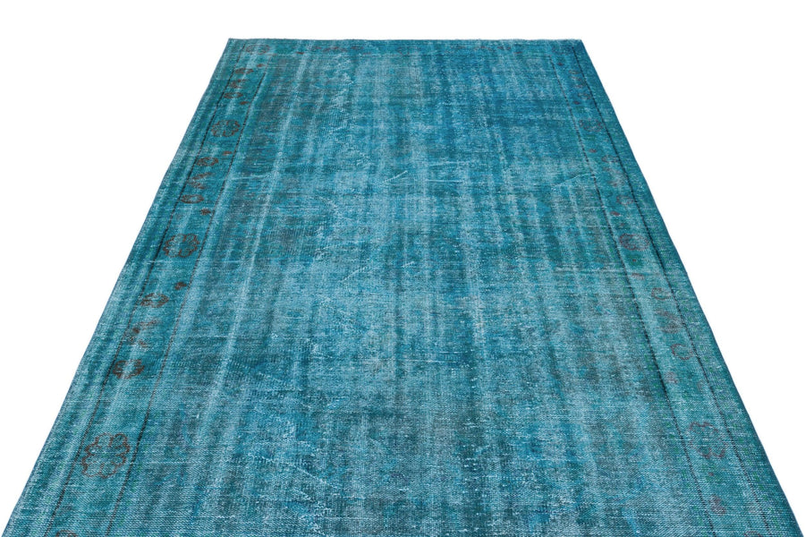 Gri Siyah Bohem Eskitme Yün Halı 172x300