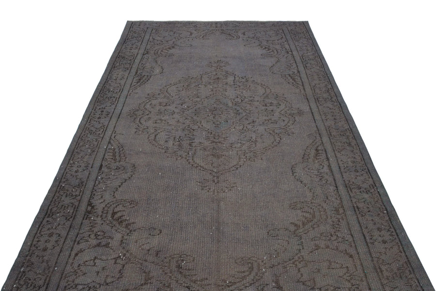 Gri Anadolu Eskitme Klasik Yün Halı 170x294 - Özel Seri