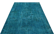 Atina Turkuaz Eskitme Yün El Dokuma Halısı 166 x 281 Apex Unique