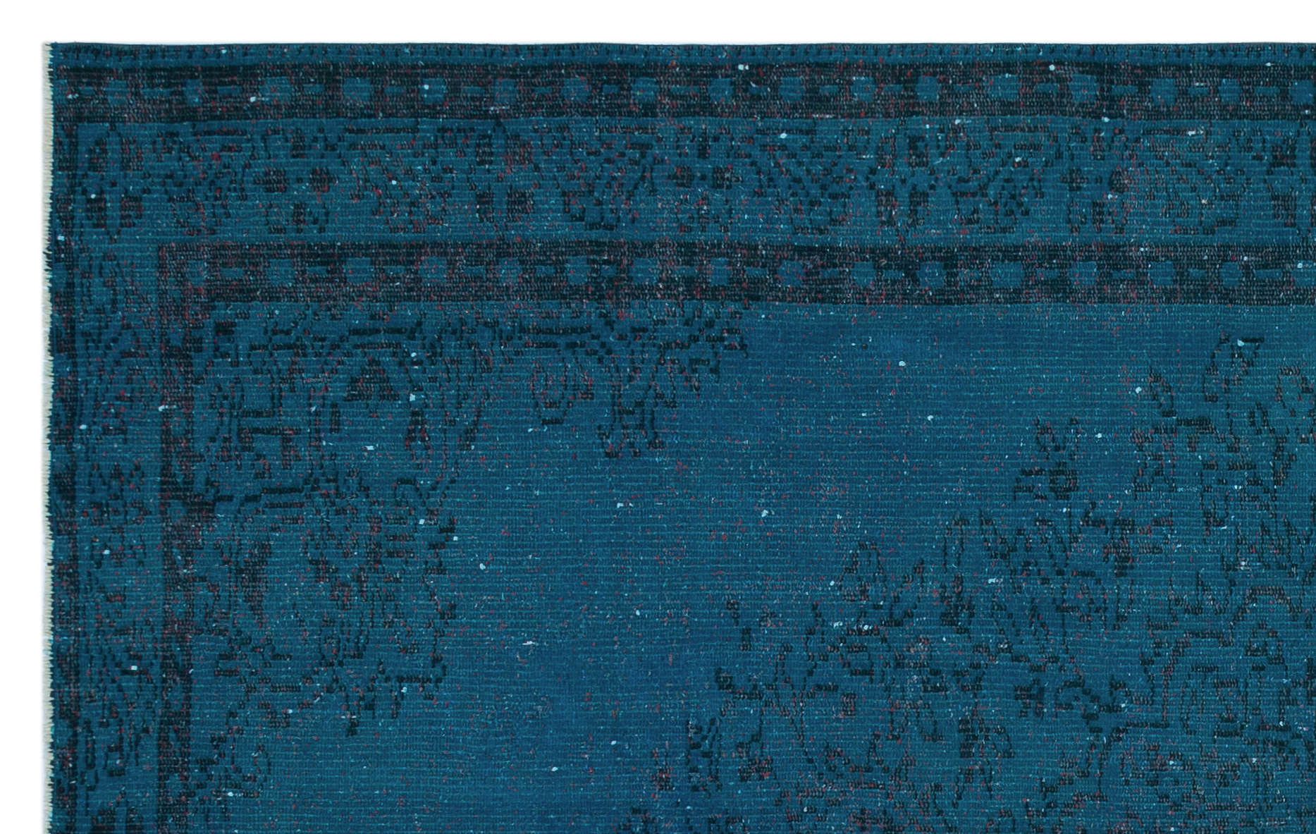 Atina Turkuaz Eskitme Yün El Dokuma Halısı 169 x 263 Apex Unique