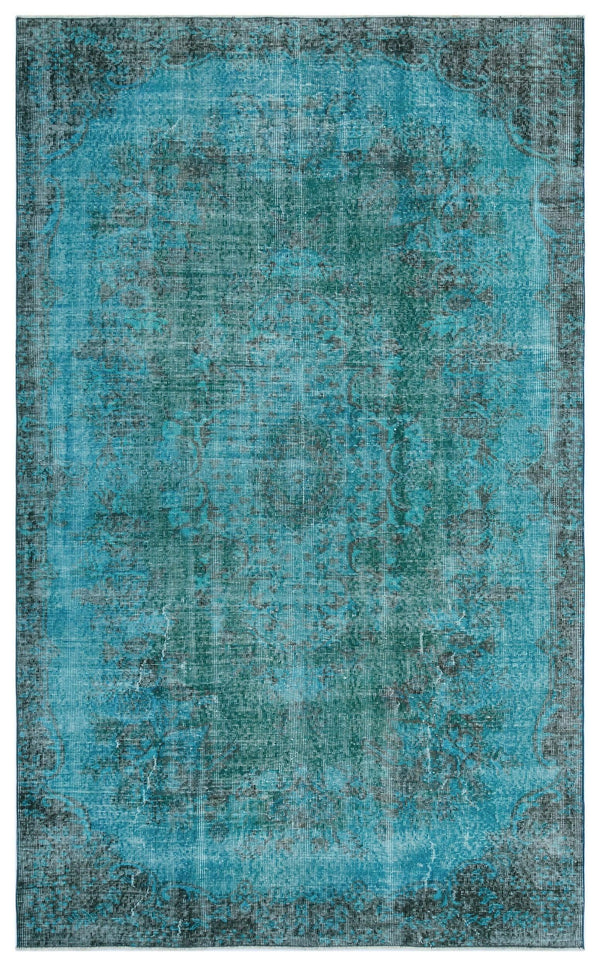 Beyaz Gri Bohem Eskitme Yün Halı 165x271