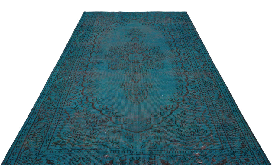 Siyah Bohem Eskitme Yün Halı 187x305