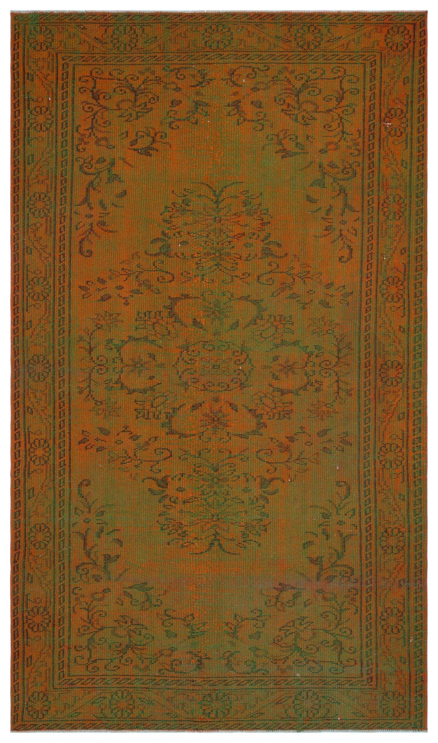 Antrasit Bej Anadolu Eskitme Geometrik Yün Halı 162x280 - Özel Seri