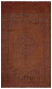 Atina Kahverengi Eskitme Yün El Dokuma Halısı 166 x 287 Apex Unique