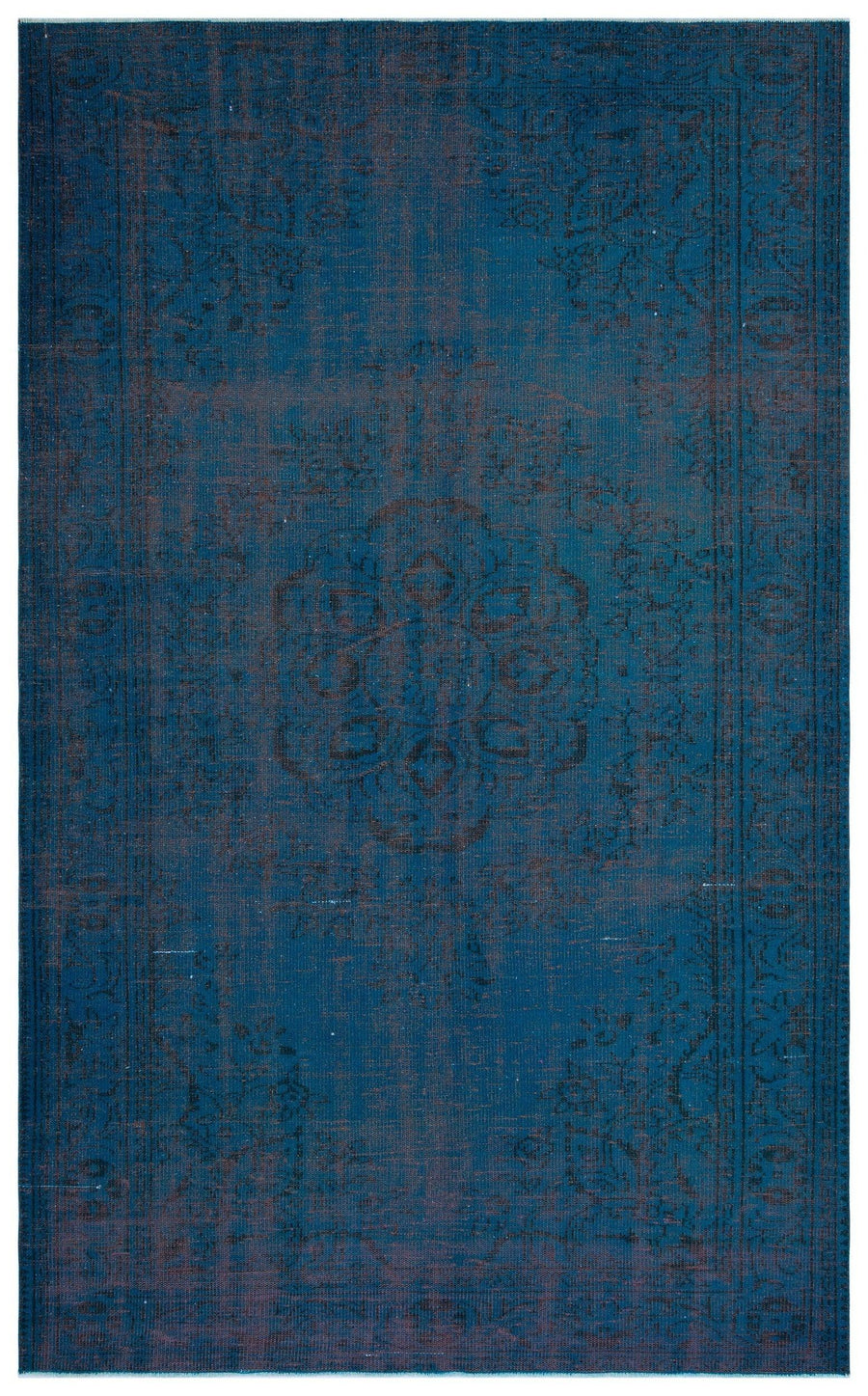 Antrasit Gri Bohem Eskitme Yün Halı 183x300