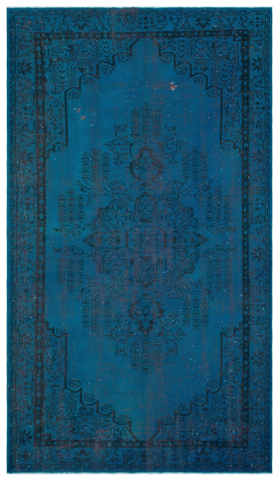 Antrasit Gri Bohem Eskitme Yün Halı 160x276