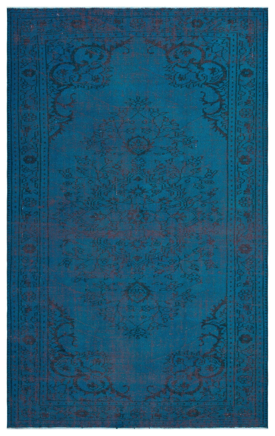Antrasit Gri Bohem Eskitme Yün Halı 151x247