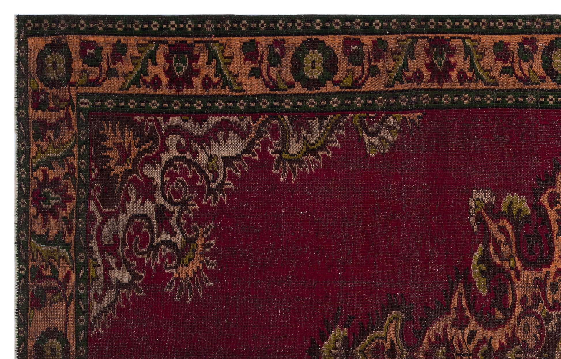 Atina Kırmızı Klasik Yün El Dokuma Halısı 191 x 302 Apex Unique